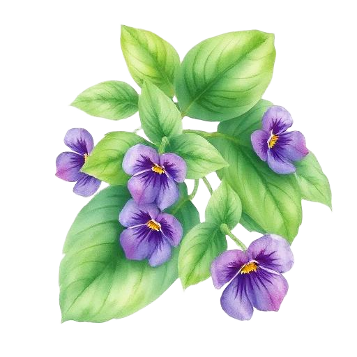 Violet Leaves